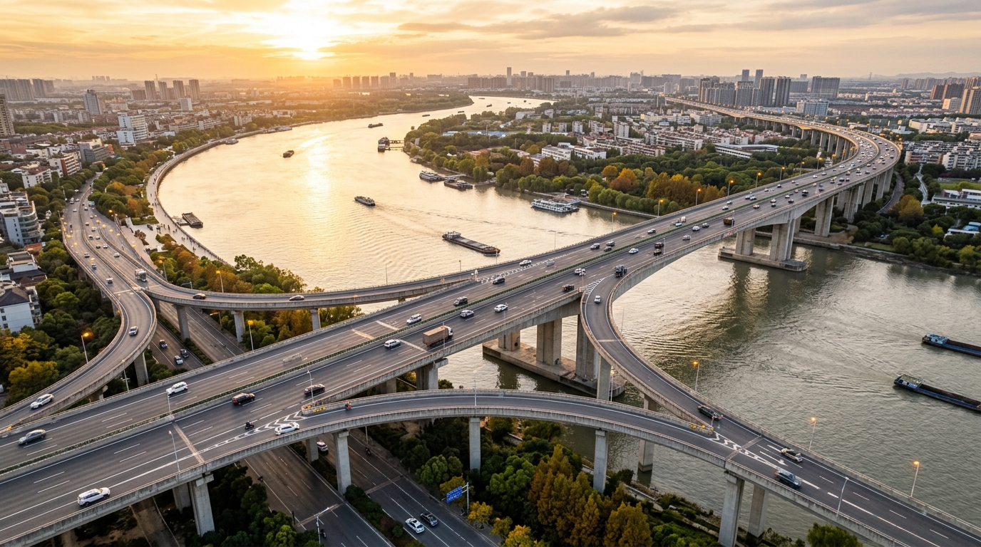 Pre-stressed Concrete Bridge